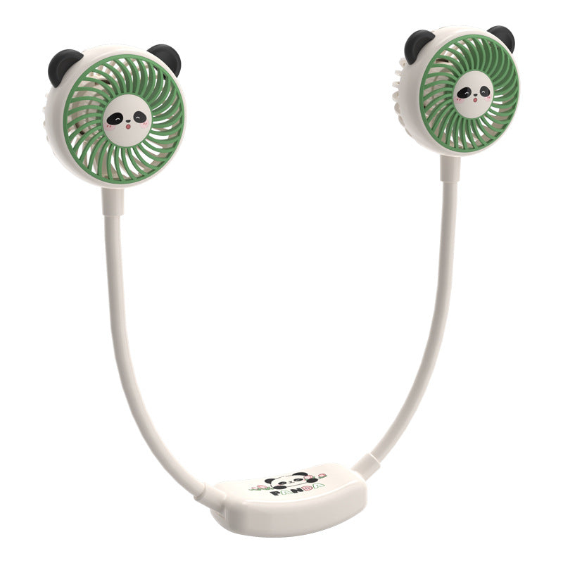 Unisex Portable Double Fan in Panda Design Kalsten