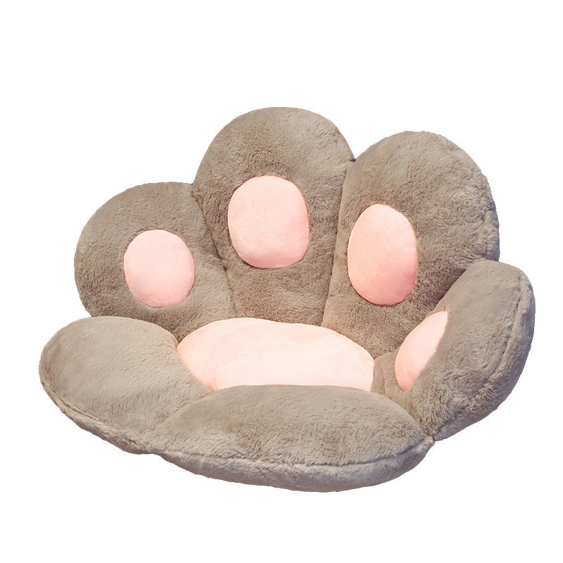 Plush seat cushion in paw shape Kalsten