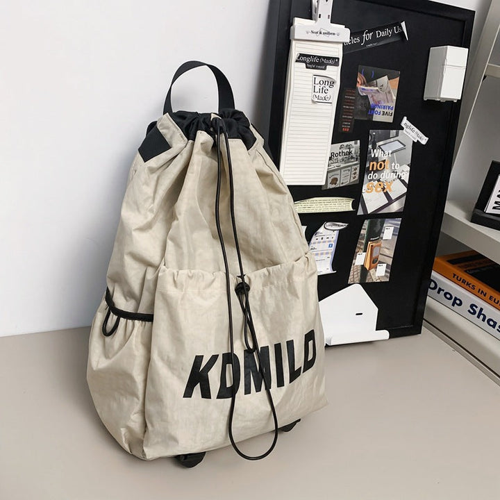 Drawstring Closure Lightweight School Backpack Kalsten