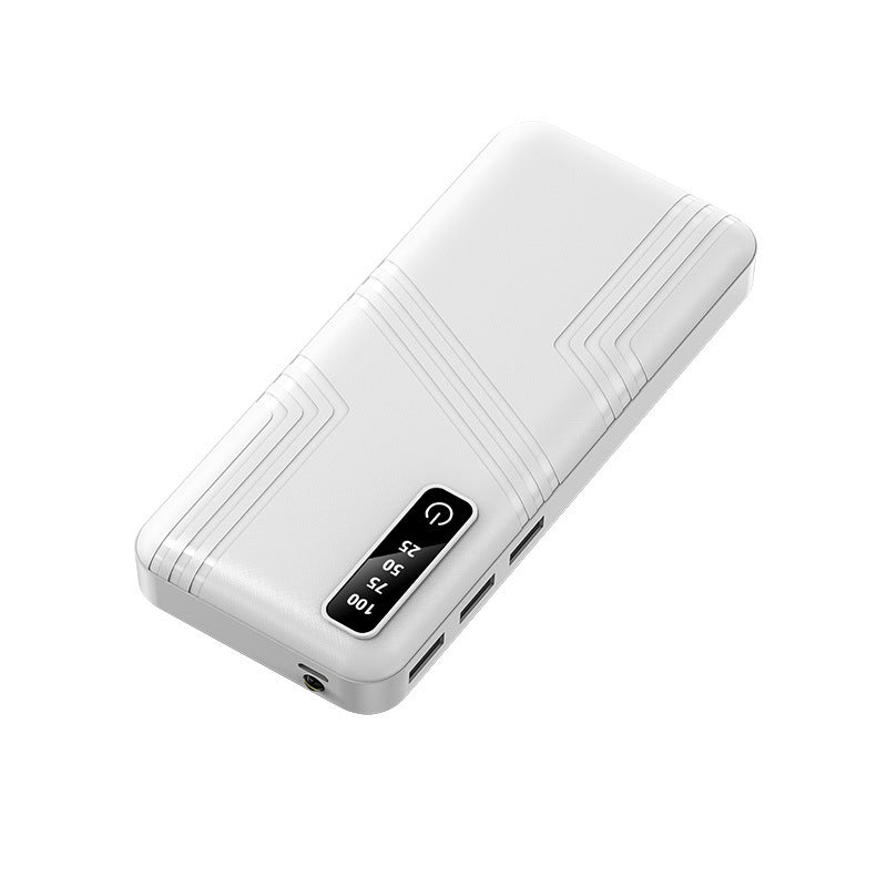 Portable power bank with multifunctional fast charging connector and LCD display Kalsten
