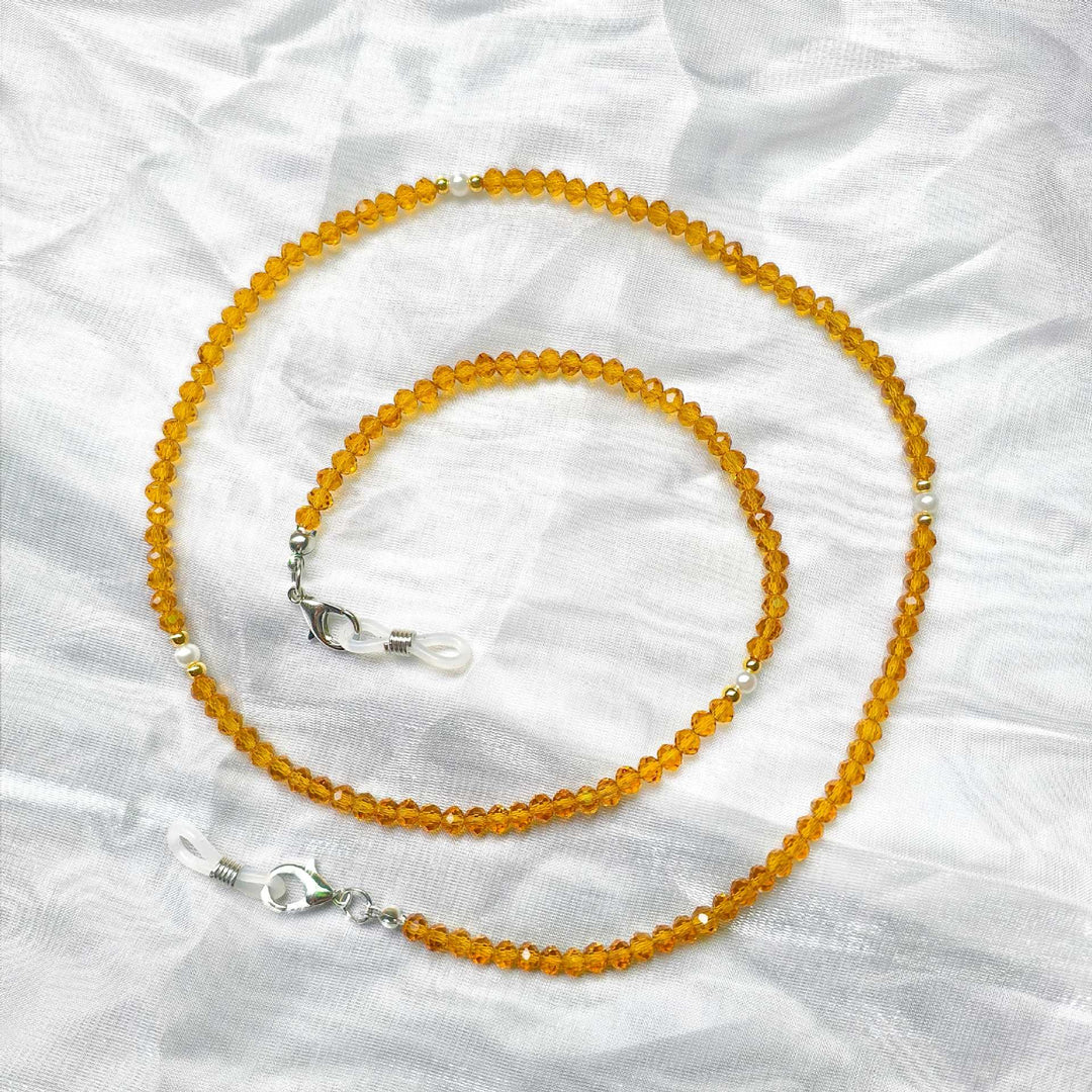 Elegant glasses holder chain with colorful beads Kalsten