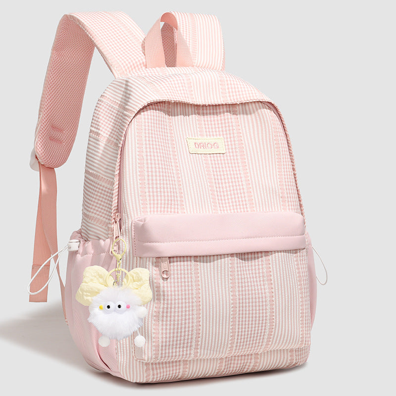 Geometric Patterned School Backpack