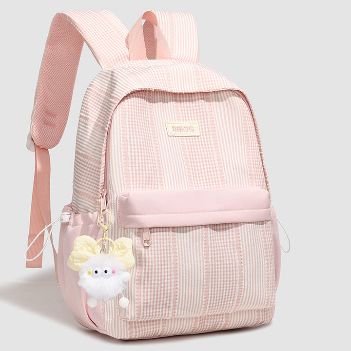 Geometric Patterned School Backpack