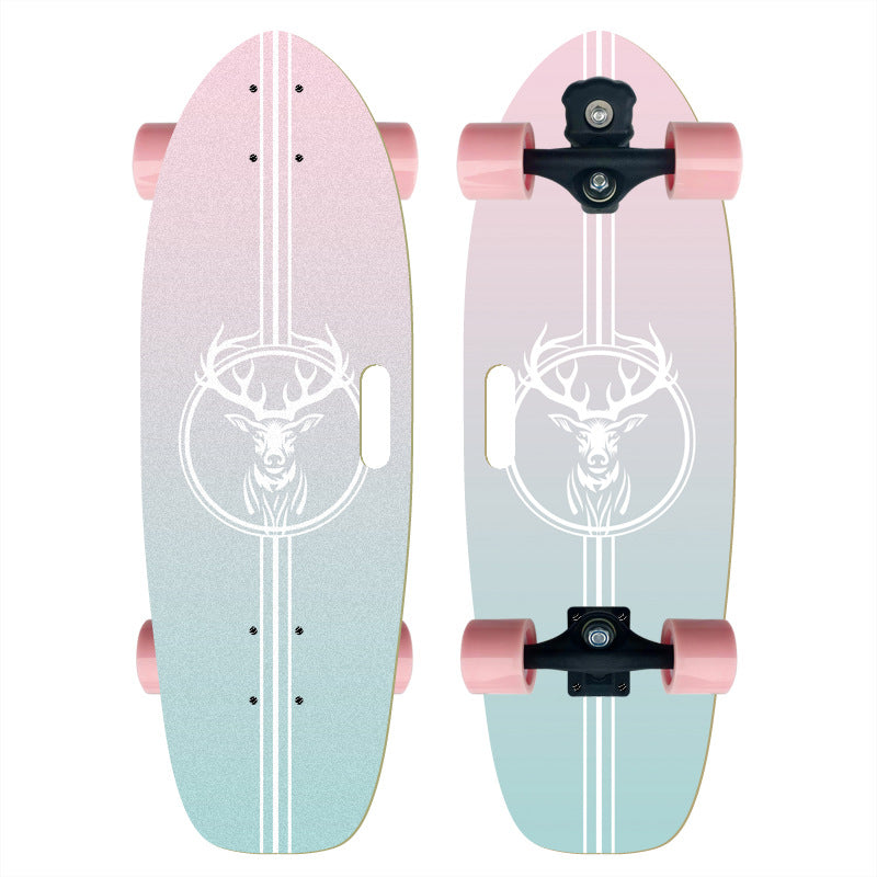 Skateboard with Custom Cartoon Design Kalsten