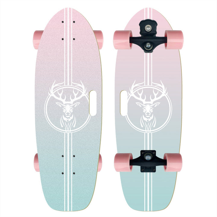 Skateboard with Custom Cartoon Design Kalsten