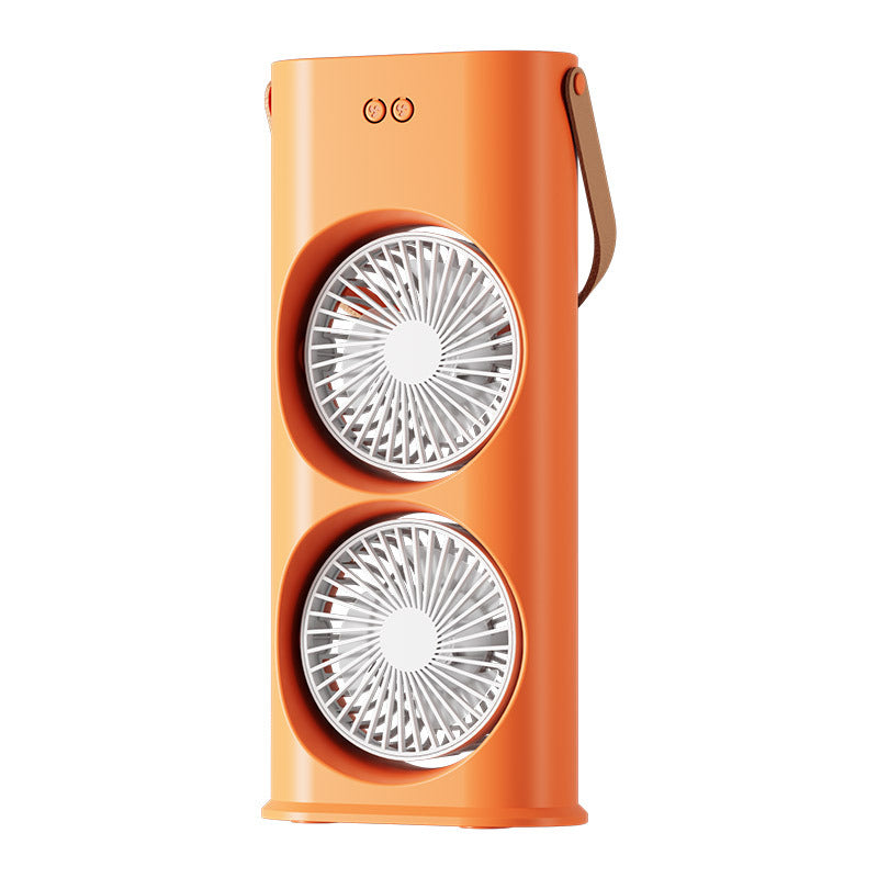 Unisex Dual-Head Portable Cooling Fan Kalsten