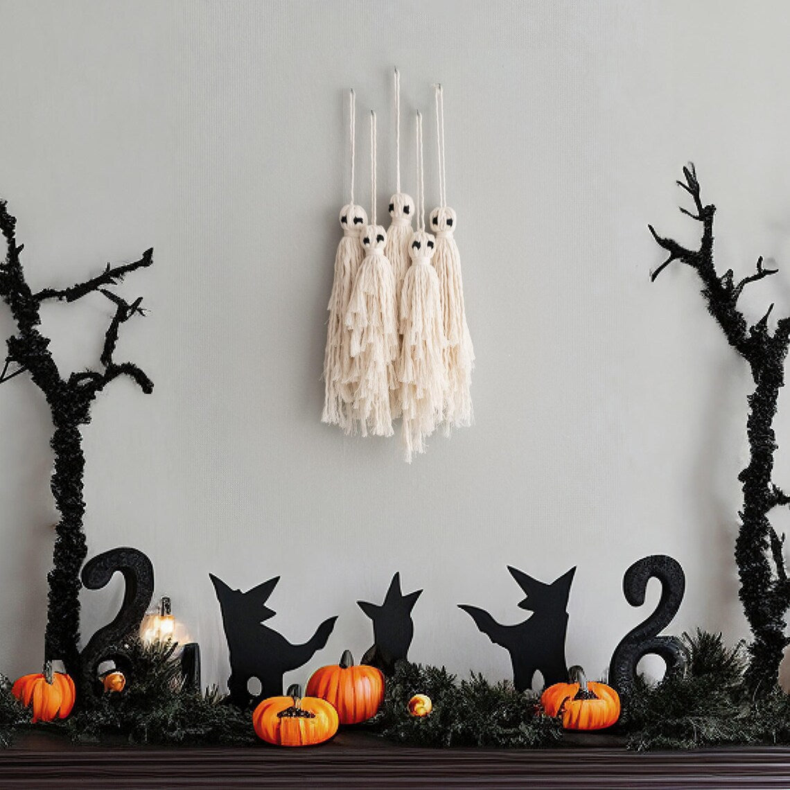 Decorative Macrame Hanging Tassel Acalora