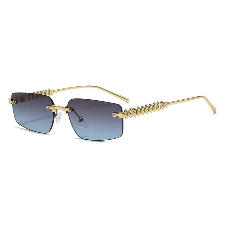 Women's fashion rectangular glasses with extravagant accents Kalsten
