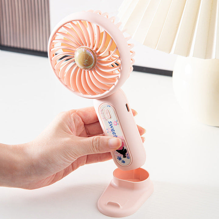 Women's Portable Mini Fan with Cute Panda Design Kalsten