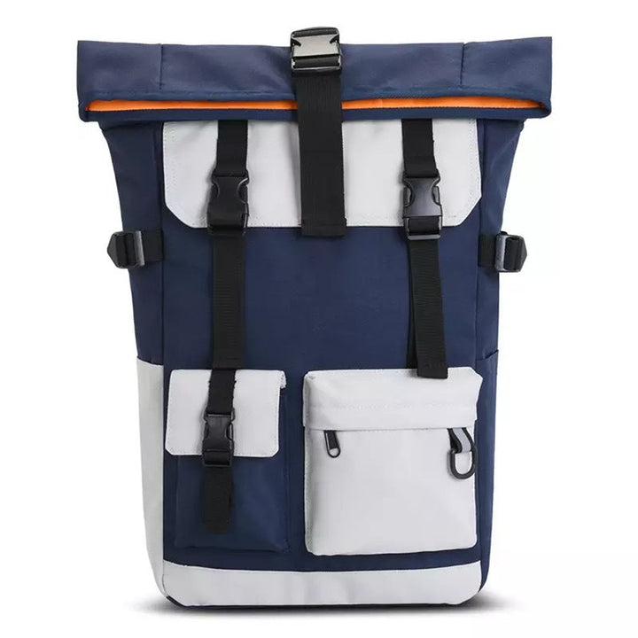 Modern rolltop backpack with multifunctional exterior pockets Kalsten