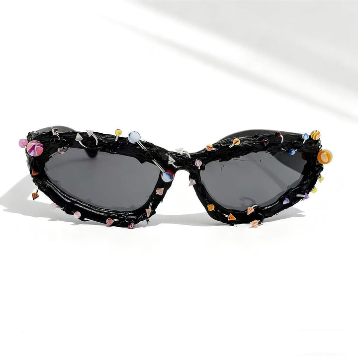 Ladies sunglasses with creative decor and distinctive frame Kalsten