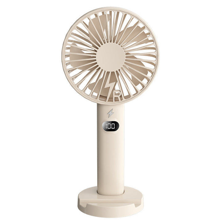 Unisex Portable Hand Fan with Digital Display Kalsten