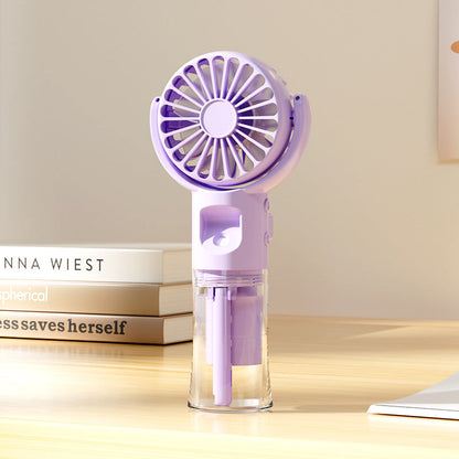 Women's portable hand fan with water tank Karnz