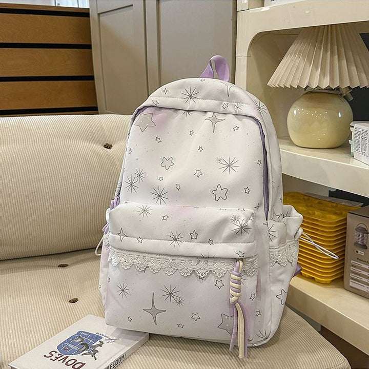 Backpack with Dreamy Star Design and Practical Features Kalsten