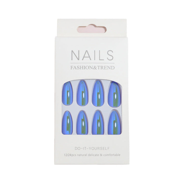 Elegant Glossy Almond-Shaped Press-On Nails Kalsten