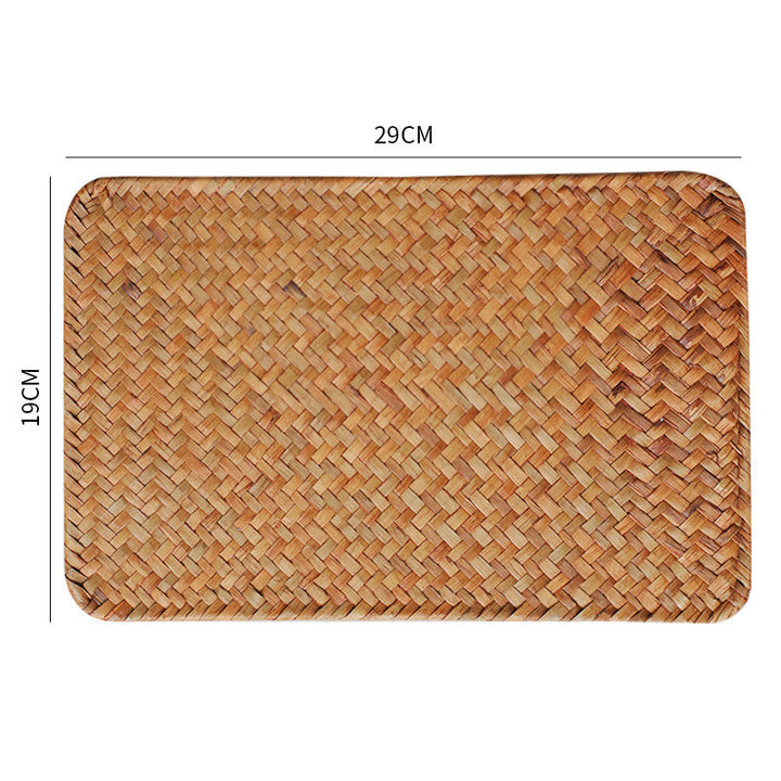 Artisan Woven Serving Tray Kalsten