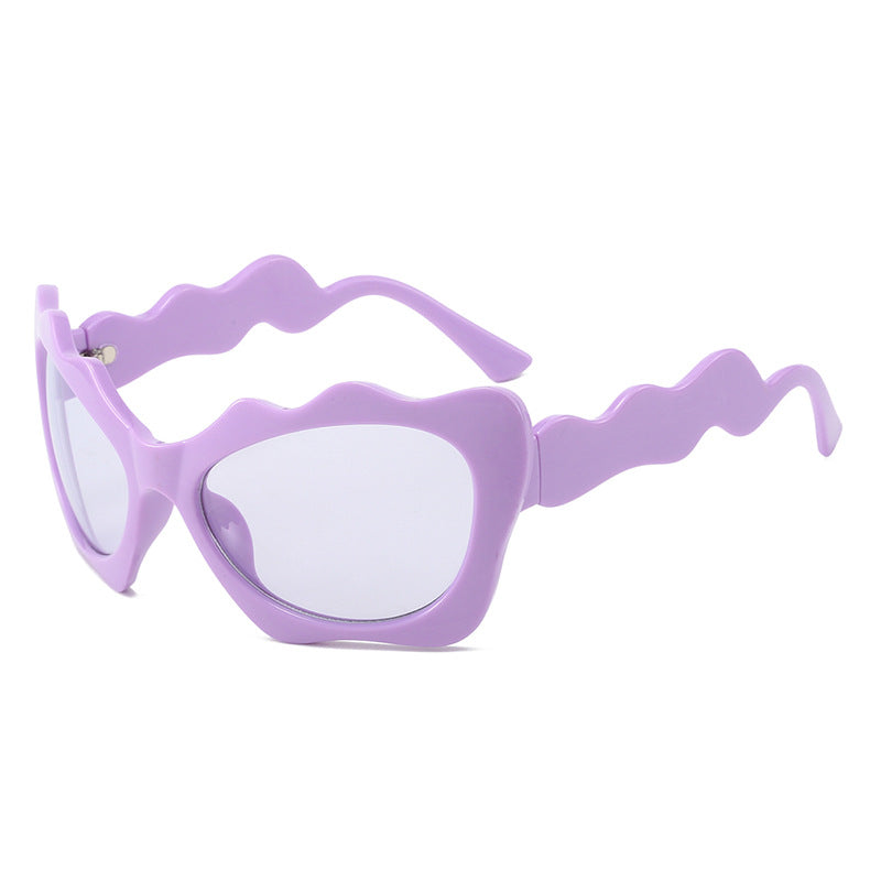 Ladies extravagant sunglasses with wavy frame design Kalsten