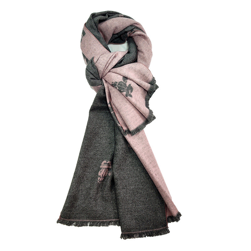Women's elegant and versatile scarf made of high-quality viscose Kalsten