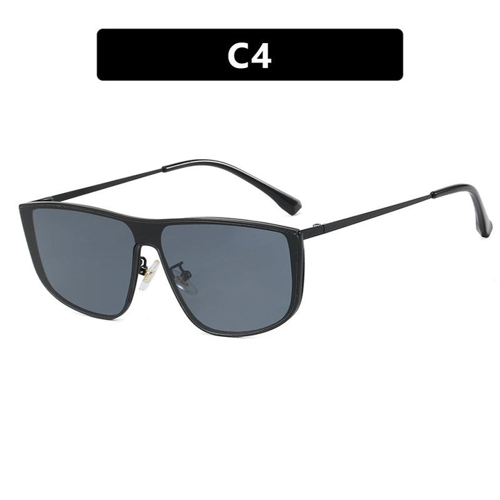 Women elegant square sunglasses with luxurious metal frame Kalsten