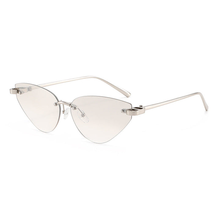 Women elegant Cat-Eye sunglasses with ultra-light metal frame Kalsten