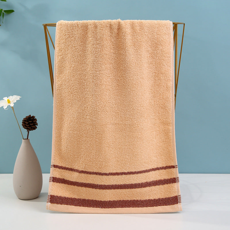 Terry Bath Towel with High-Quality Check Border Kalsten