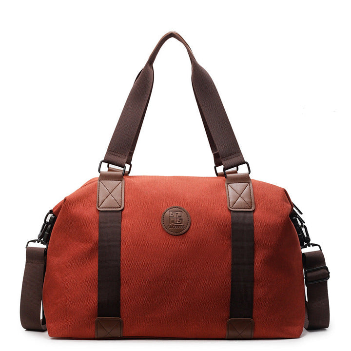 Sporty Duffel Bag With Multiple Compartments And Adjustable Shoulder Strap Kalsten