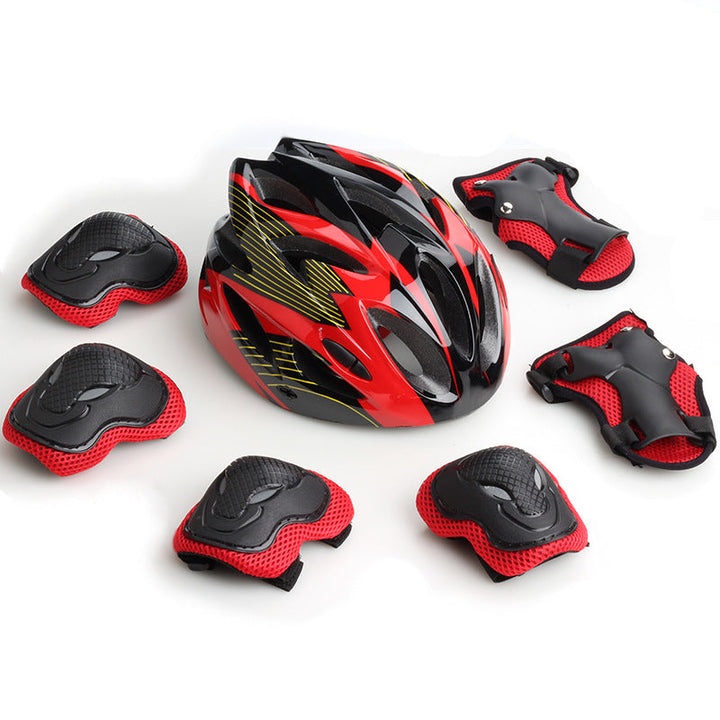 Children's Cycling Safety Helmet and Protective Gear Set Kalsten