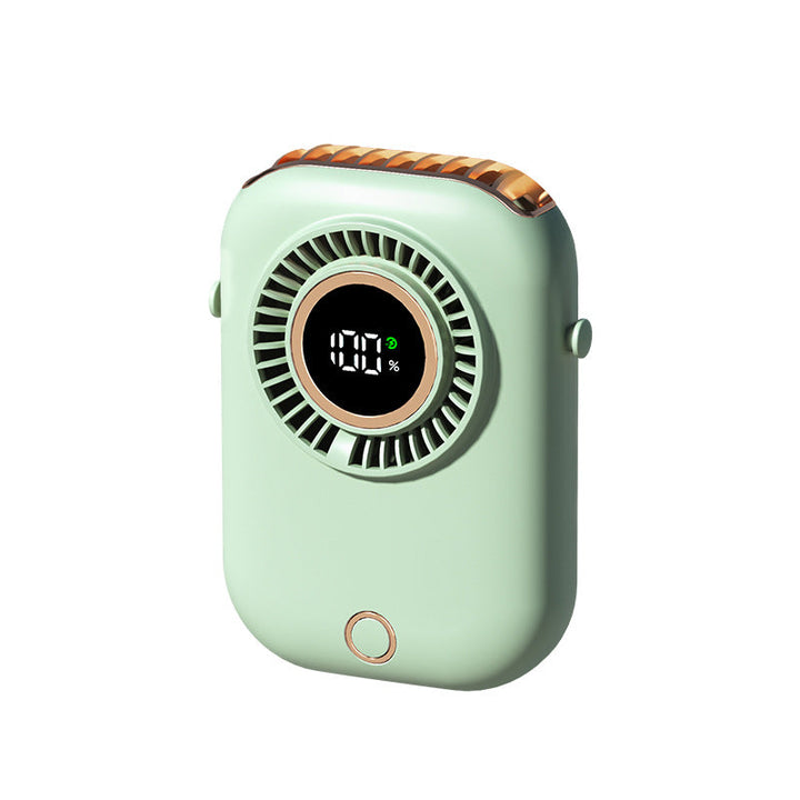 Unisex Portable Digital Rechargeable Hanging Fan Kalsten