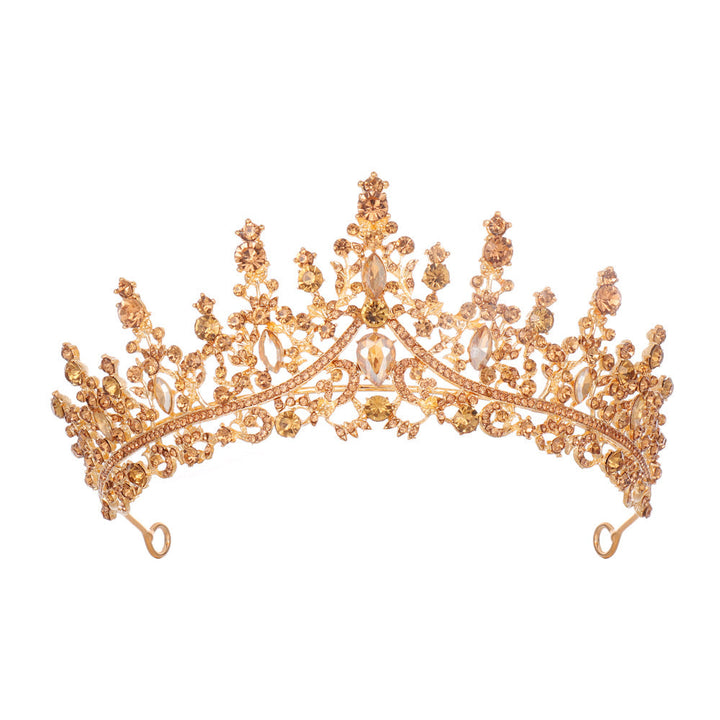 Ladies Rhinestone Tiara with Sparkling Gemstones Kalsten