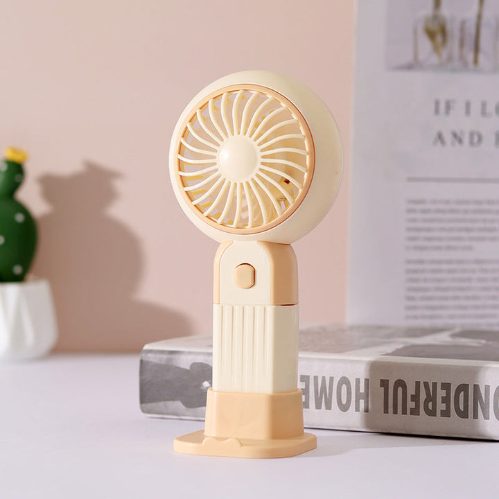 Women's Portable Hand Fan with USB Charging Function and Ergonomic Design Kalsten