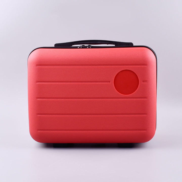 compact hardshell travel carry case with top handle and reinforced ridged shell Kalsten