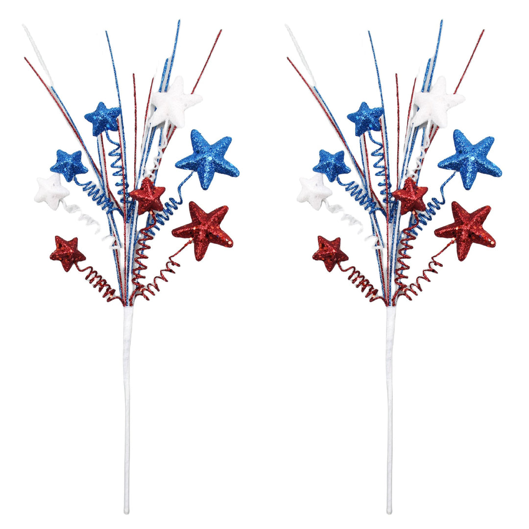 Unisex decorative glimmer star and spiral branch garden stake Kalsten