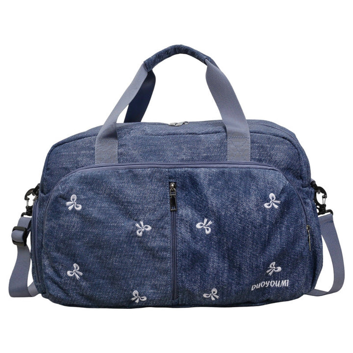 Stylish Embroidered Travel Duffel