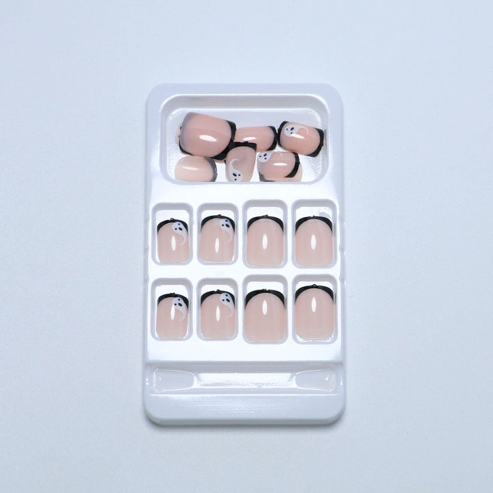 Artistic Halloween-Themed Press-On Nail Set Kalsten