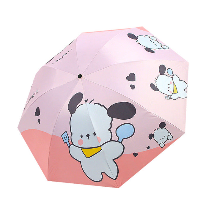 Women's Folding Kid's Umbrella with Cute Animal Designs Kalsten