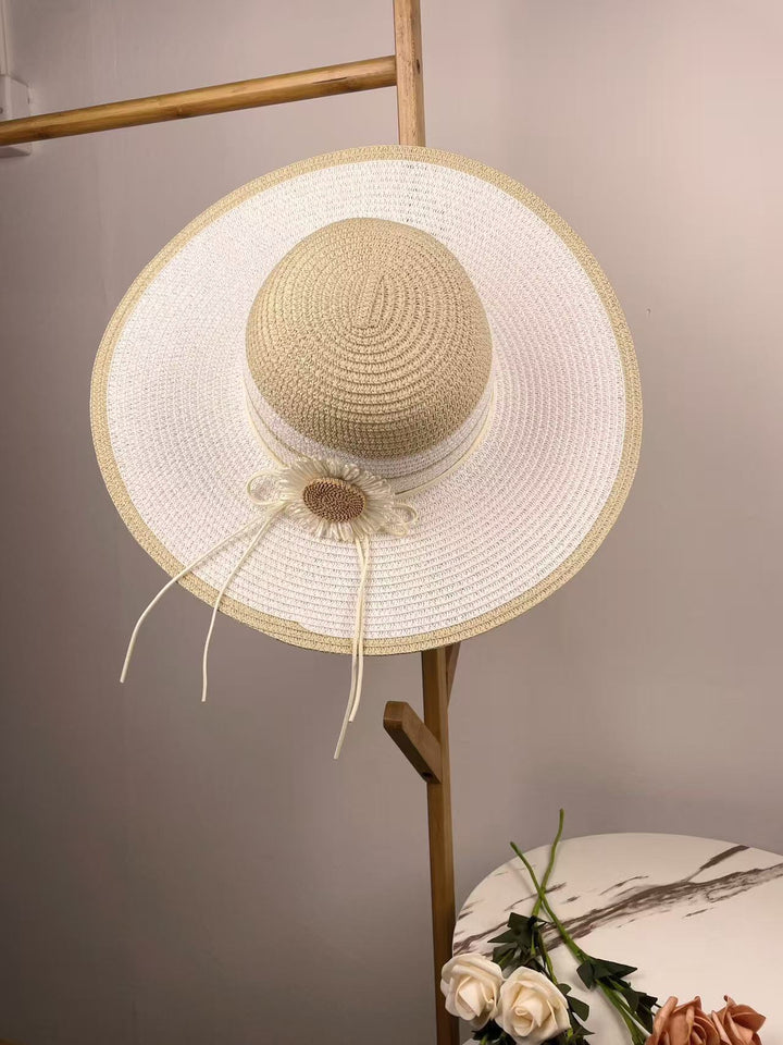 Elegant Beach Bag with Matching Sun Hat Kalsten