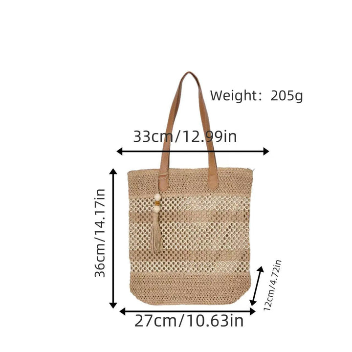Handmade net beach bag Kalsten