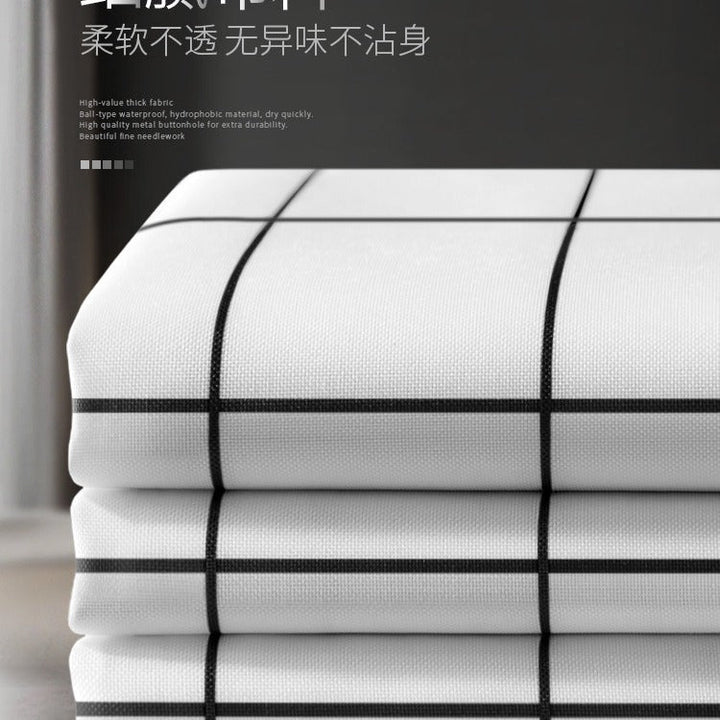 Minimalist Grid Pattern Shower Curtain Kalsten