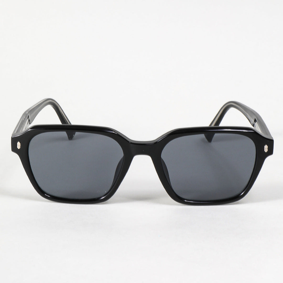 Women's rectangular sunglasses with trendy transparent frame Kalsten