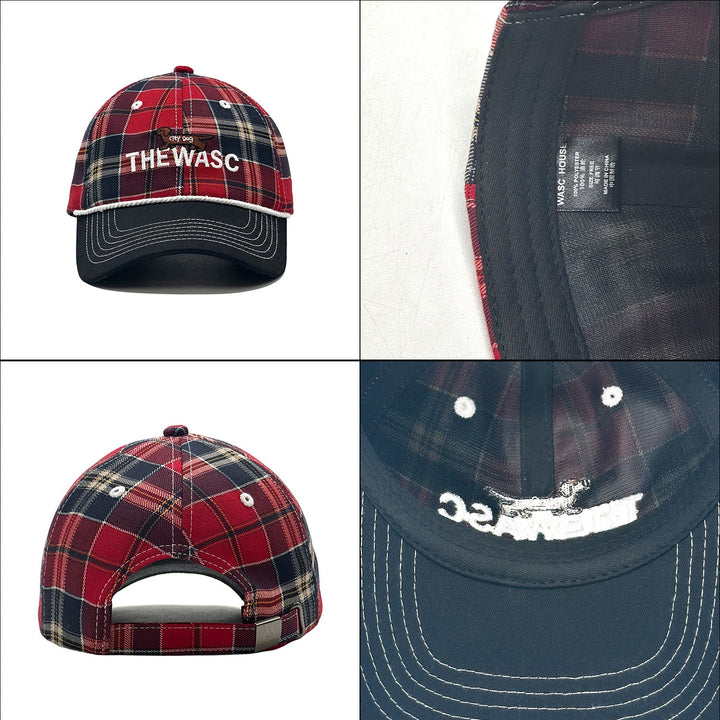 Men's trendy caps with checkered pattern Brehn