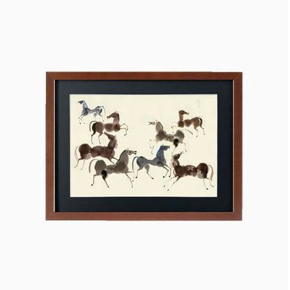Artistic Equestrian Divided Wall Art