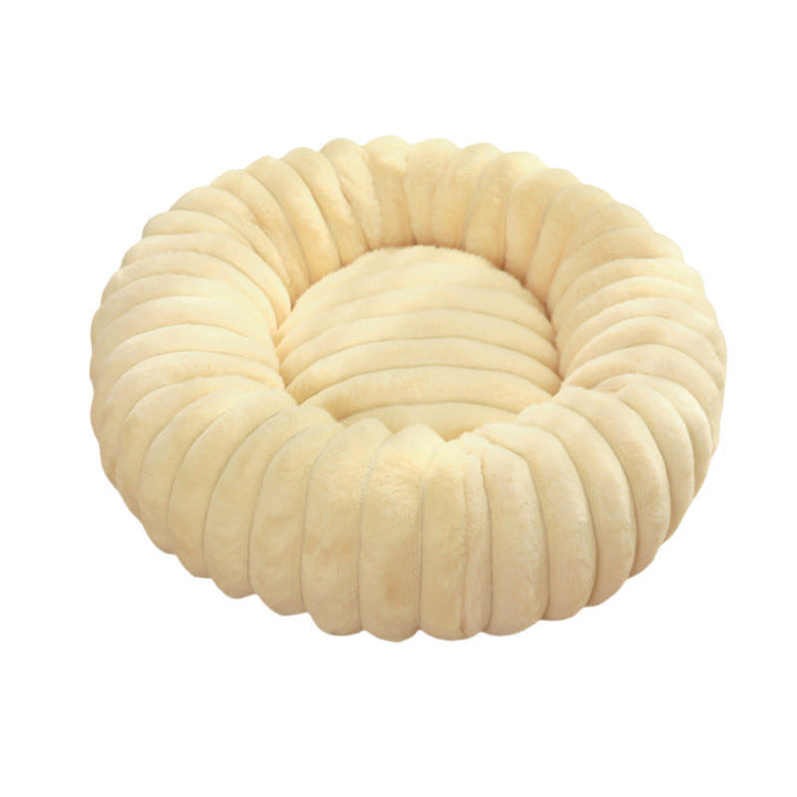 Women Round Cuddle Bed with High Edges Kalsten