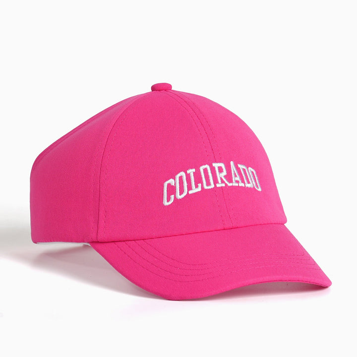 Ladies sporty cotton cap with front embroidery Kalsten