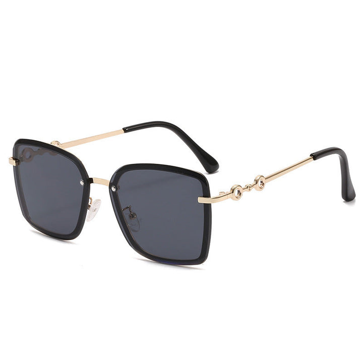 Women's square sunglasses with mirrored lenses and elegant detail Kalsten