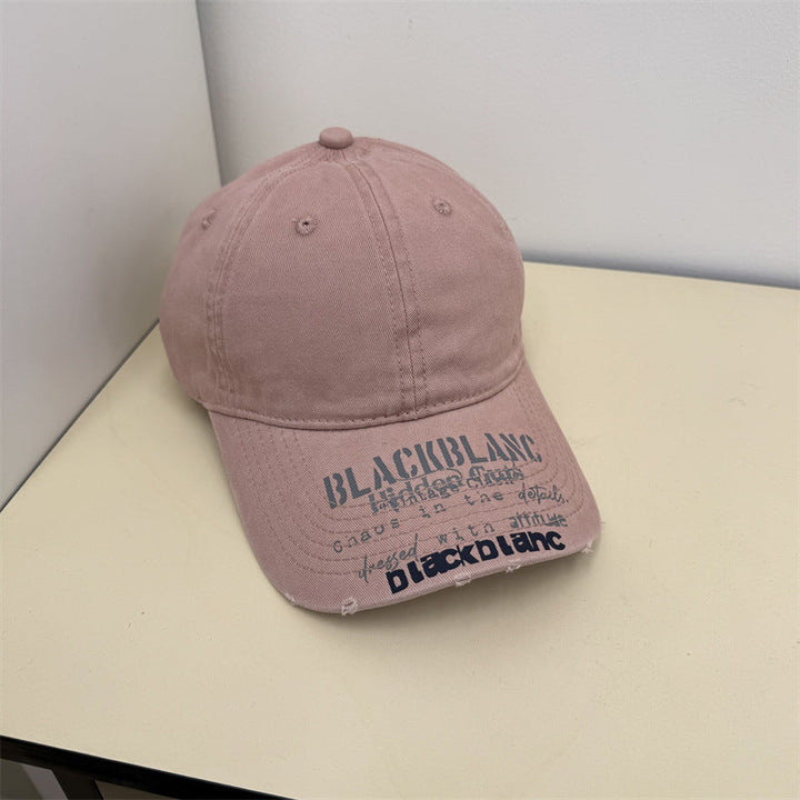 Men's Distressed Graphic Denim Cap Kalsten