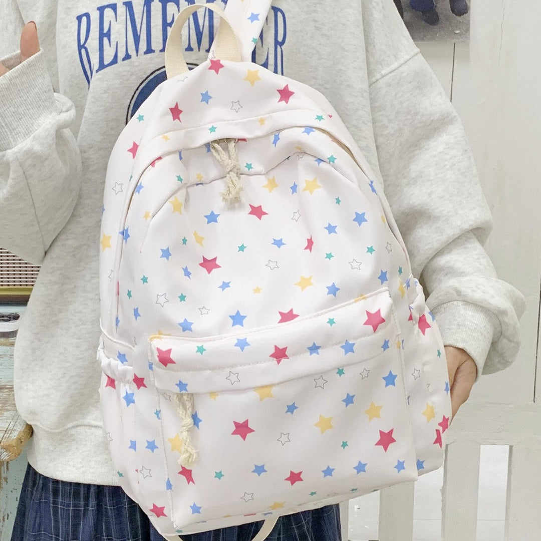 Star-Patterned Lightweight Backpack Kalsten