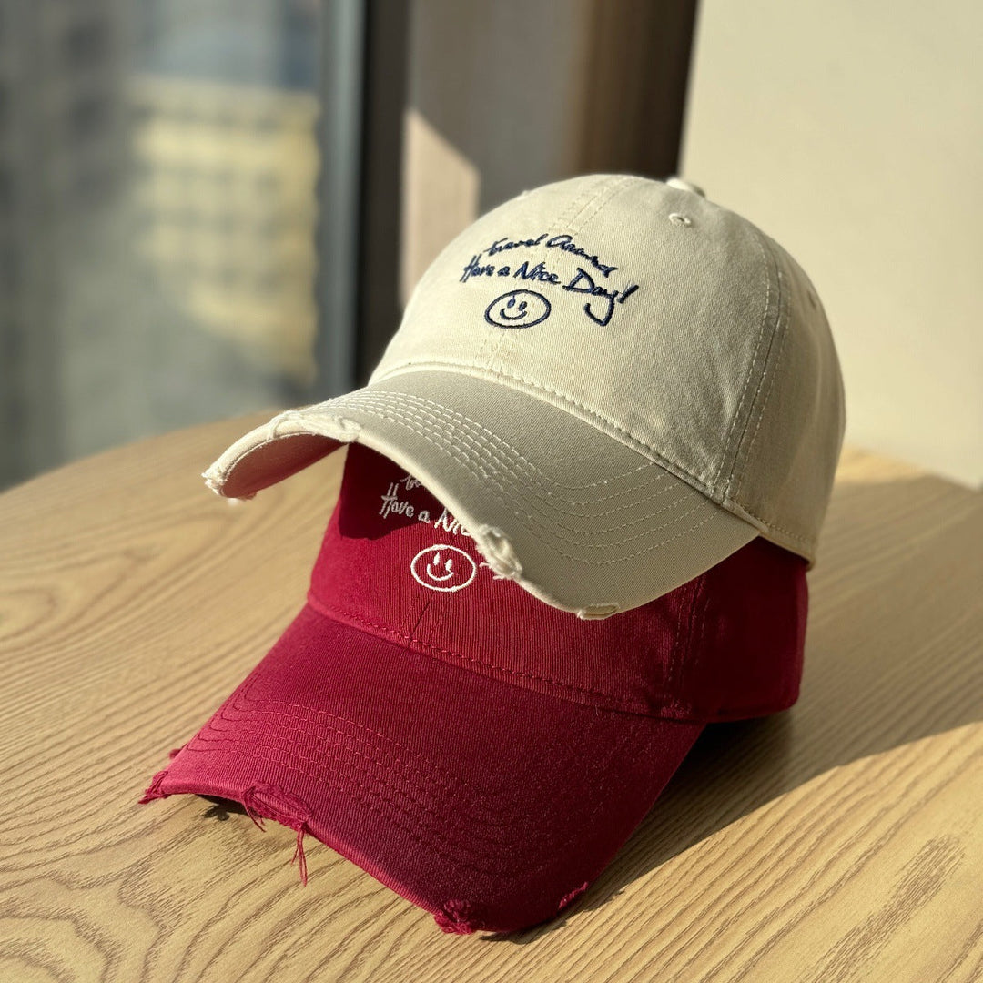 Women's Distressed Cotton Baseball Cap Kalsten 1784270914