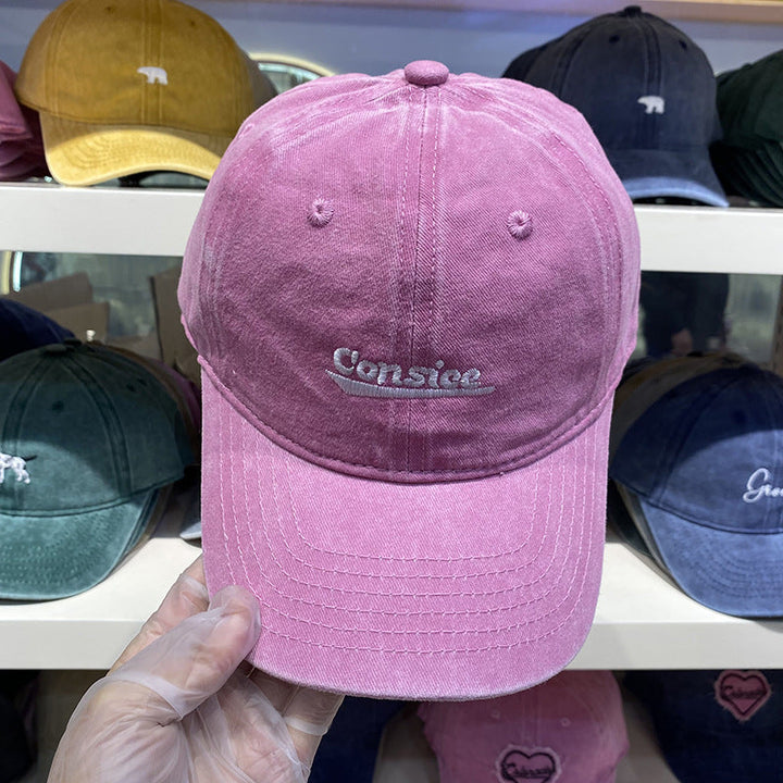 Men's Distressed Adjustable Denim Baseball Cap Kalsten