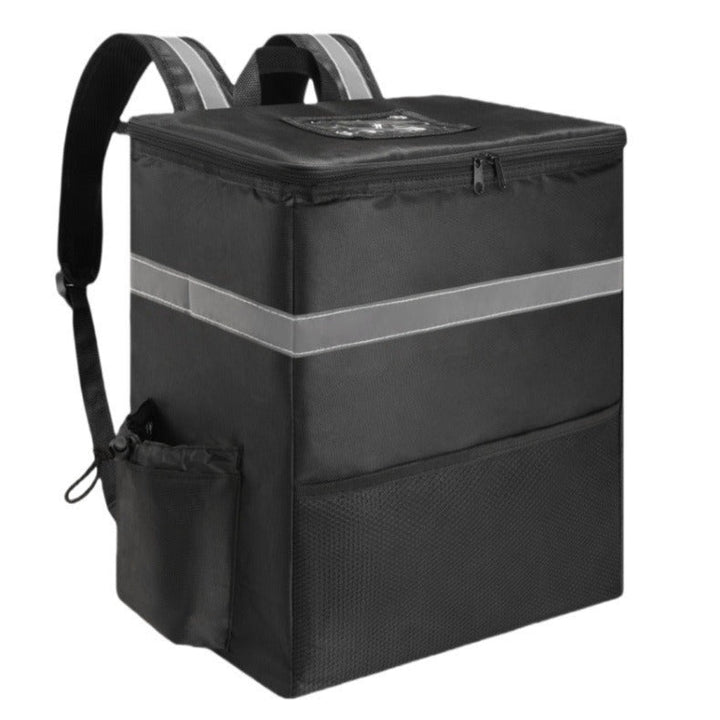 Unisex nan insulated delivery backpack with thermal insulated box, reflective stripes and extra sturdy bottom Kalsten