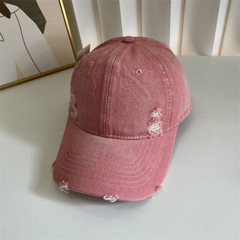 Women's Distressed Denim Baseball Cap Kalsten 1784083631